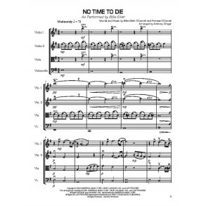 No Time To Die : As Performed by Billie Eilish